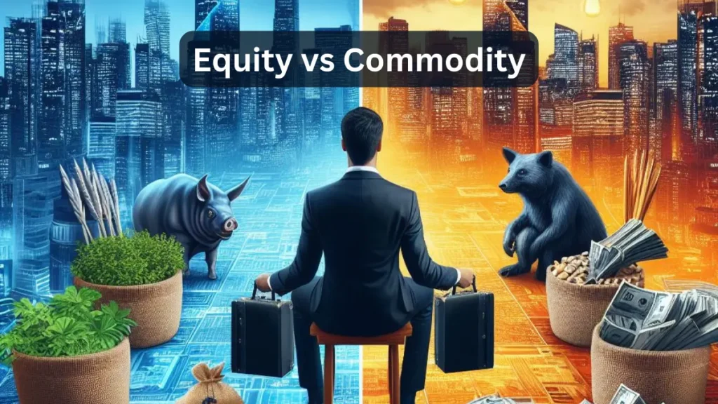 Difference between equity and commodity market in india