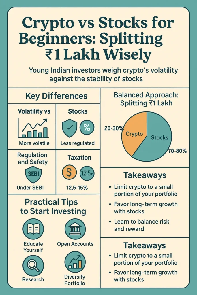 Crypto vs Stocks for Beginners